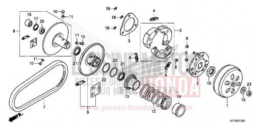 DRIVEN FACE SH125ADK de 2019